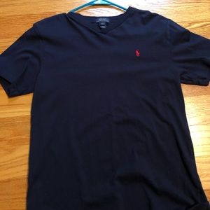 Youth Polo Ralph Lauren V-neck T-shirt Youth Large